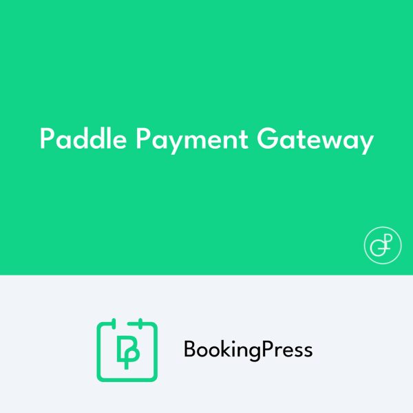 BookingPress Paddle Payment Gateway