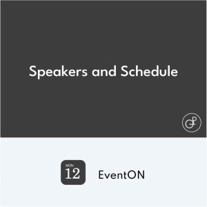 EventOn Speakers et Schedule