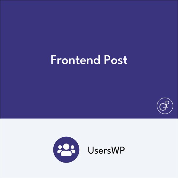 UsersWP Frontend Post