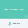 WPC Variations Table pour WooCommerce