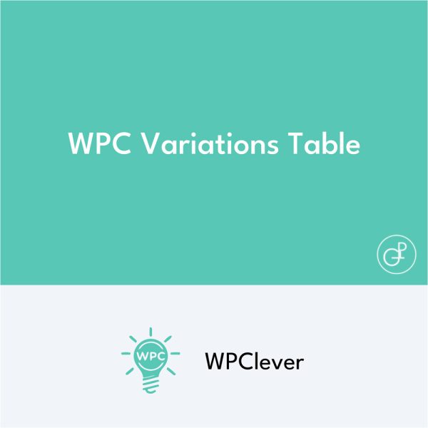 WPC Variations Table pour WooCommerce