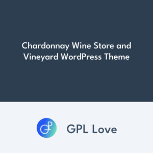 Chardonnay Wine Store et Vineyard WordPress Theme