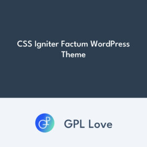 CSS Igniter Factum WordPress Theme