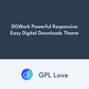 DGWork Powerful Responsive Easy Digital Downloads Theme