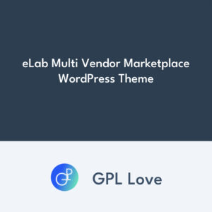 eLab Multi Vendor Marketplace WordPress Theme