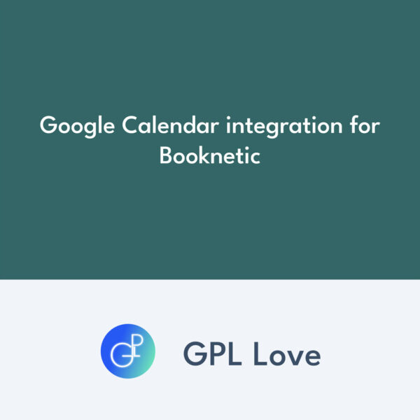 Google Calendar integration pour Booknetic