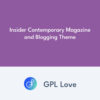 Insider Contemporary Magazine et Blogging Theme
