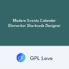 Modern Events Calendar Elementor Shortcode Designer
