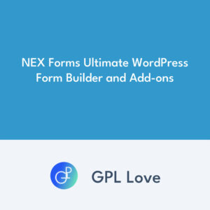 NEX Forms Ultimate WordPress Form Builder et Add-ons