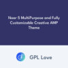 Noor 5 MultiPurpose et Fully Customizable Creative AMP Theme