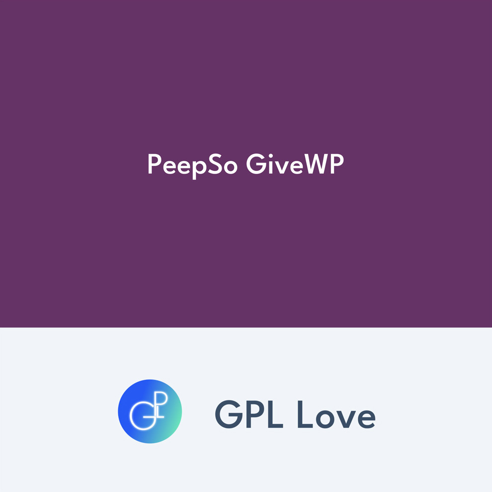 PeepSo GiveWP
