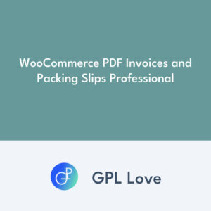 WooCommerce PDF Invoices et Packing Slips Professional