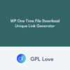 WP One Time File Download Unique Link Generator