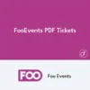 FooEvents PDF Tickets