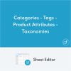 WP Sheet Editor Categories Tags Product Attributes and Taxonomies Pro