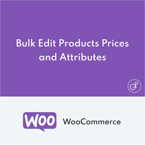 WooCommerce Bulk Edit Products Prices and Attributes