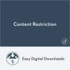 Easy Digital Downloads Content Restriction