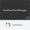 FontPress WordPress Font Manager
