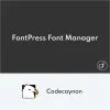 FontPress WordPress Font Manager