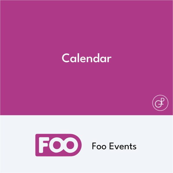 FooEvents Calendar