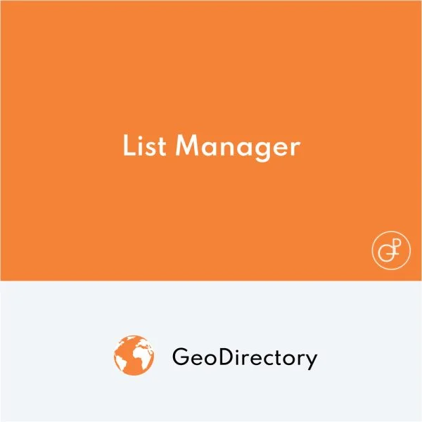 GeoDirectory List Manager