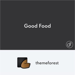 Good Food Recipe Magazine and Cooking Blogging Theme