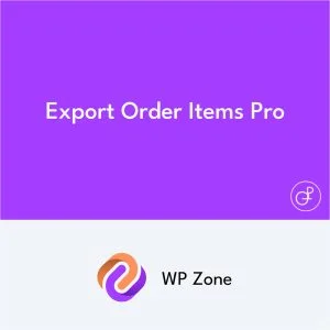 Export Order Items Pro