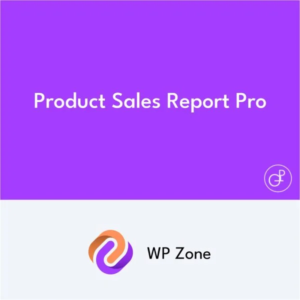 Product Sales Report Pro