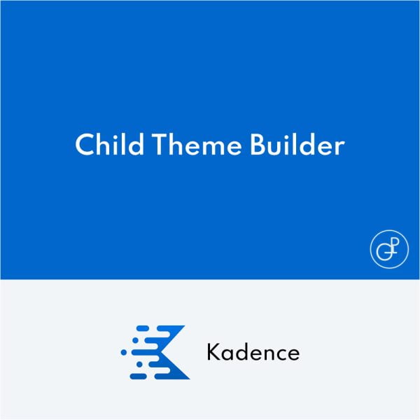 Kadence Child Theme Builder