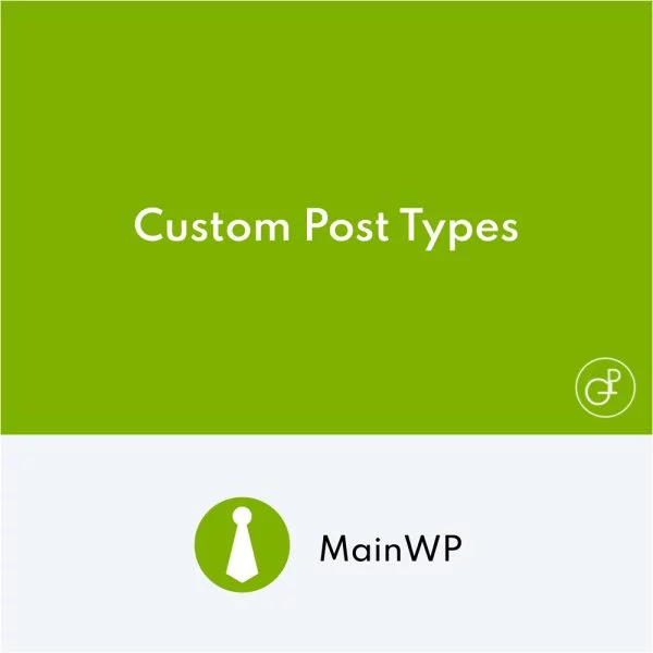 MainWP Custom Post Types