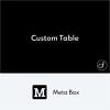 Meta Box Custom Table