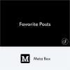 Meta Box Favorite Posts