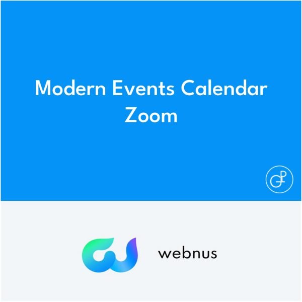 Modern Events Calendar Zoom