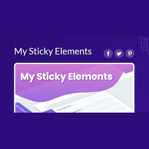 My Sticky Elements Pro WordPress Plugin