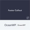 OceanWP Footer Callout