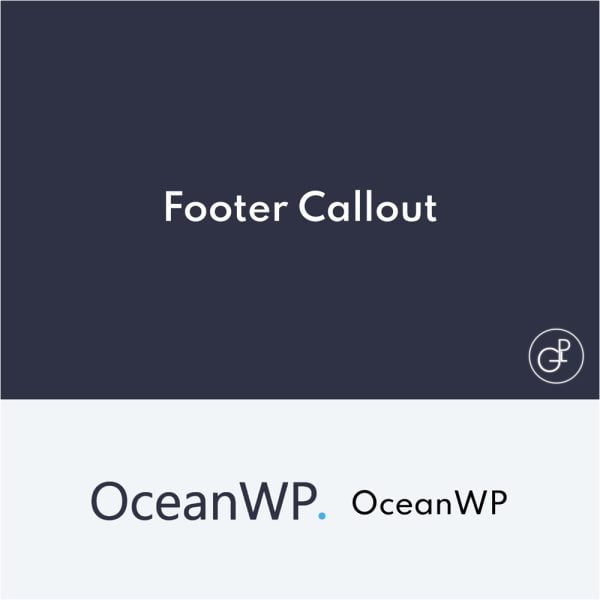 OceanWP Footer Callout