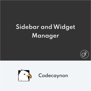 Sidebar and Widget Manager for WordPress