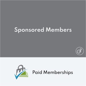 Paid Memberships Pro Sponsored Members Addon