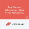 Paid Member Subscriptions Fixed Period Membership Addon