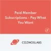 Paid Member Subscriptions Pay What You Want Addon