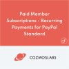 Paid Member Subscriptions Recurring Payments for PayPal Standard