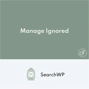 SearchWP Manage Ignored