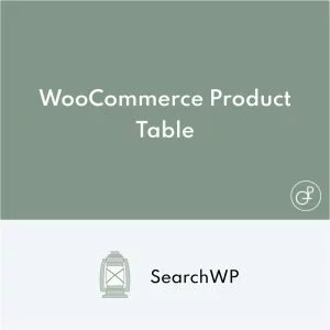 SearchWP WooCommerce Product Table Integration