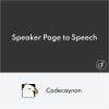 Speaker Page to Speech Plugin for WordPress