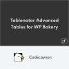 Tablenator Advanced Tables for WordPress and WP Bakery Page Builder