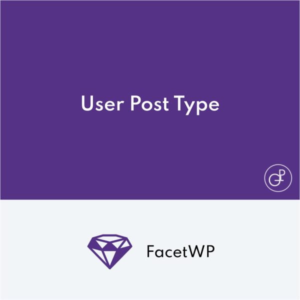 FacetWP User Post Type