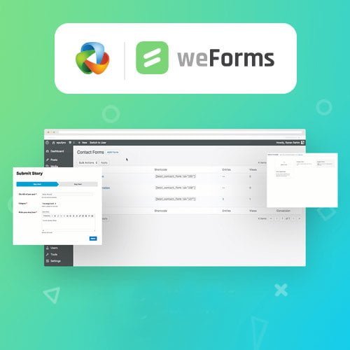 weForms Business Contact Forms for WordPress Plugin
