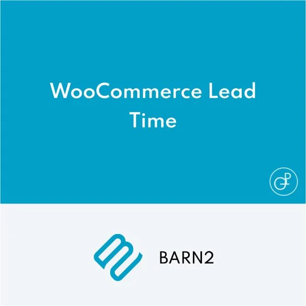 WooCommerce Lead Time WooCommerce Lead Time