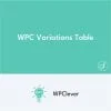 WPC Variations Table for WooCommerce