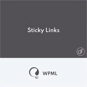 WPML WordPress Multilingual Sticky Links AddOn